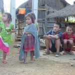 Enfants Hmong à Muang Xa